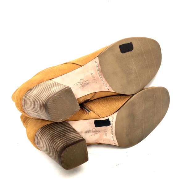 Cole Haan Camel Nubuck Zip Up Ankle Boots - Picture 8 of 8